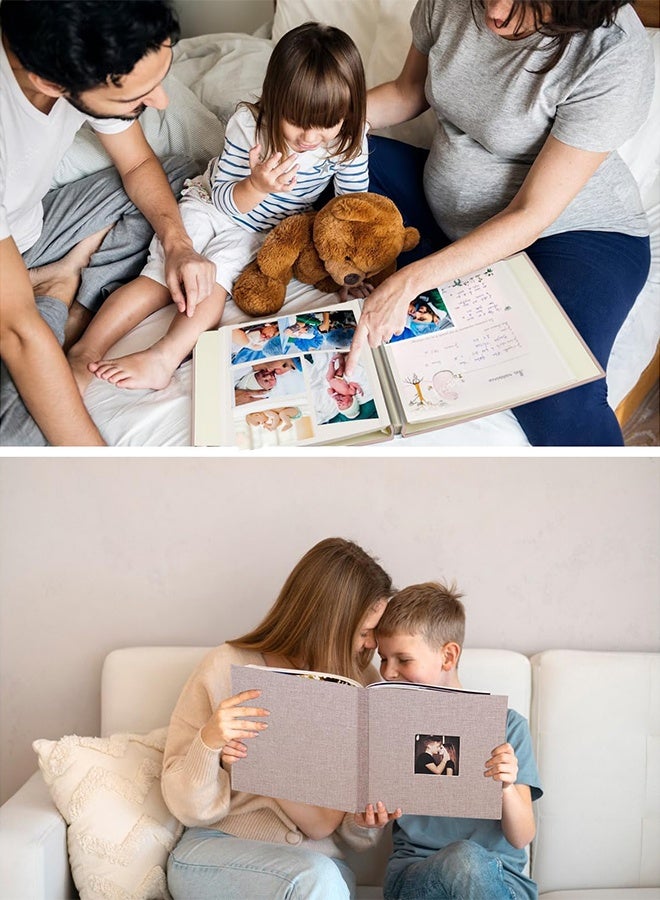 Joshberg Photo Albums,Picture Album,Self Adhesive Album Book ,Memory Book with Window 20 Sheets/40 Pages,Hardcover DIY Magnetic - Image 4